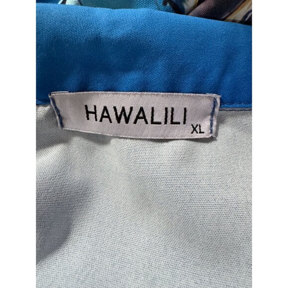 Hawaiian Parrot Print Mens Shirt XL By Hawalili Polyester - Picture 5 of 16